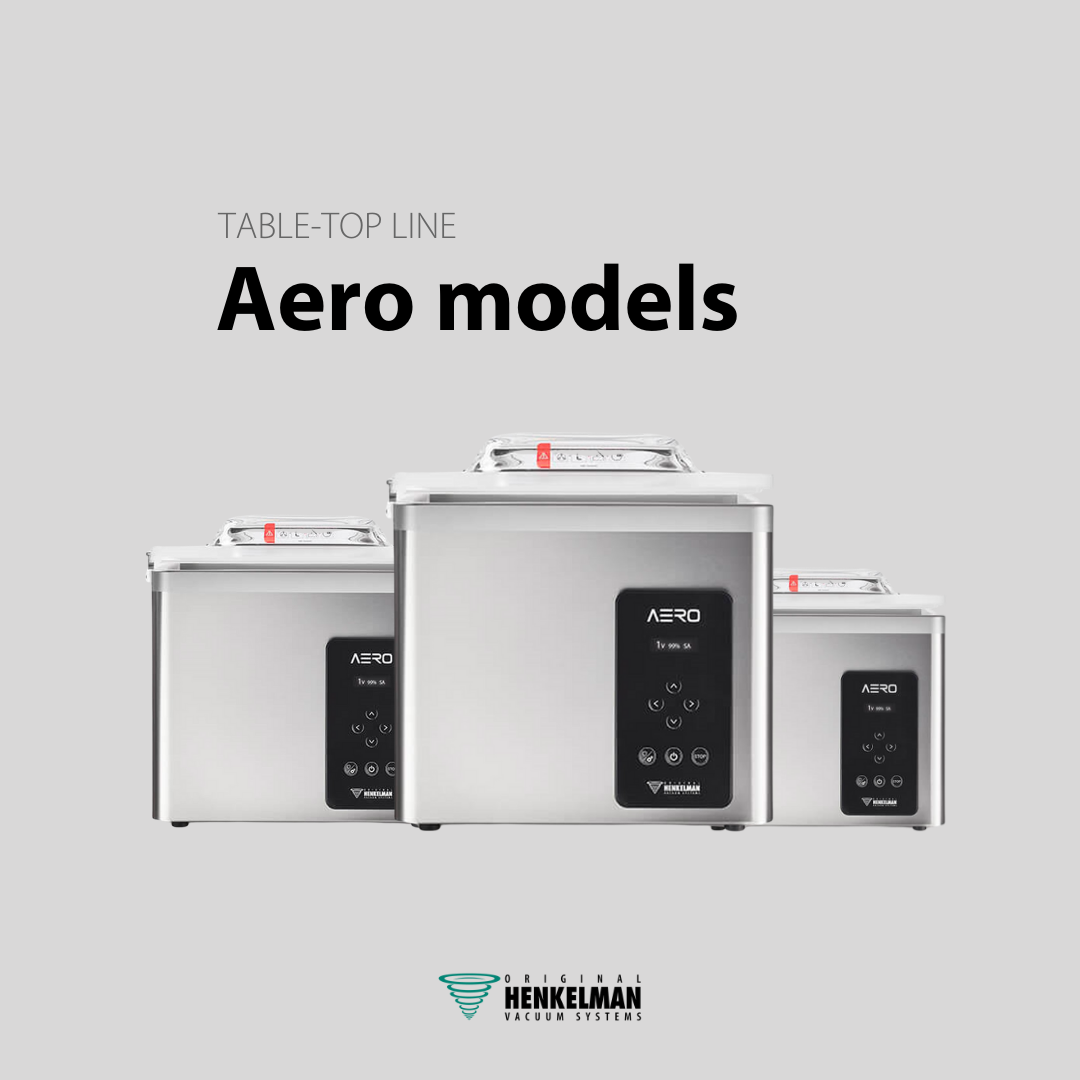 Aero vacuum packaging machine range